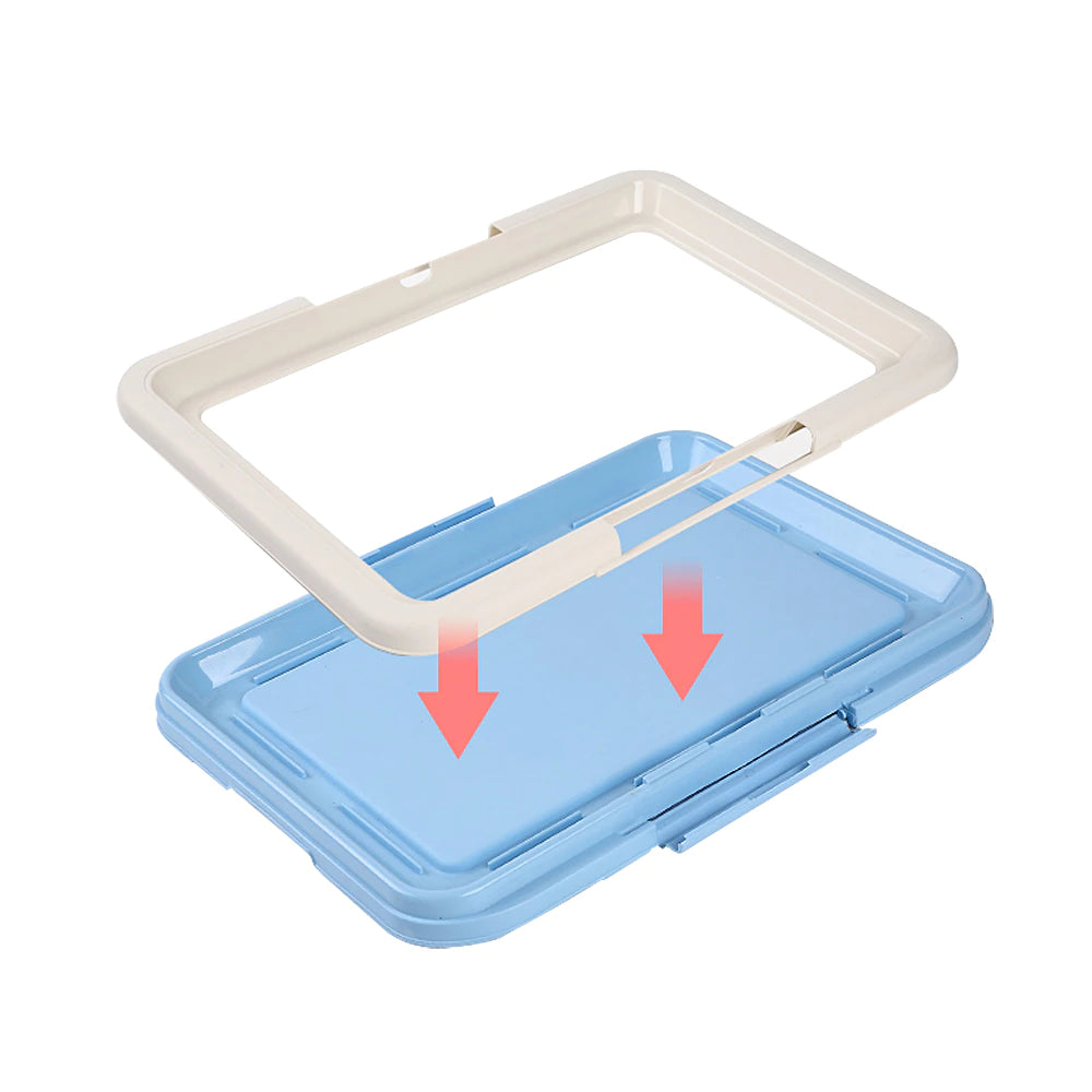 Portable Dog Training Toilet Indoor Dogs Potty Pet Toilet for Small Dogs Cats Cat Litter Box Puppy Pad Holder Tray Pet Supplies